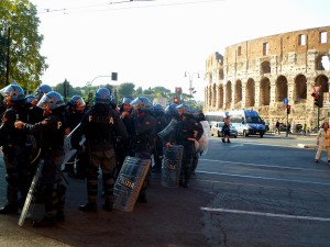Demonstrations in Rome