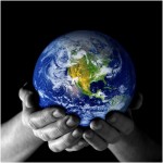 we hold the earth in our hands