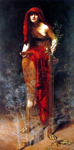 Priestess of Delphi (1891) by John Collier