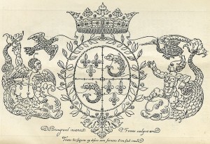 Arms of the Dauphin of France (1604) by Jean de Beaugrand